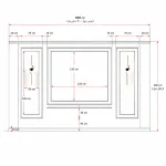 تیوی وال کدW435 - تصویر 3