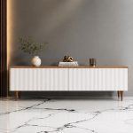 میز تلویزیون زمینی پایه دار - تصویر 2